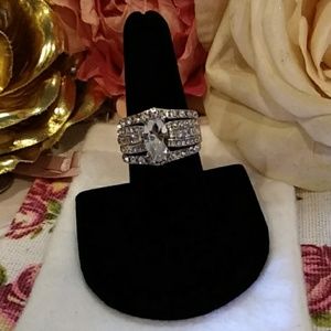 Stunning Sterling Silver Engagement 💍 3/Set